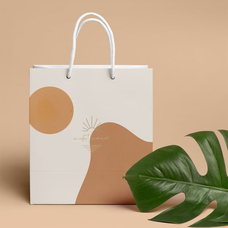 Custom size Kraft Paper Bag Yewaini Bhokisi (2)