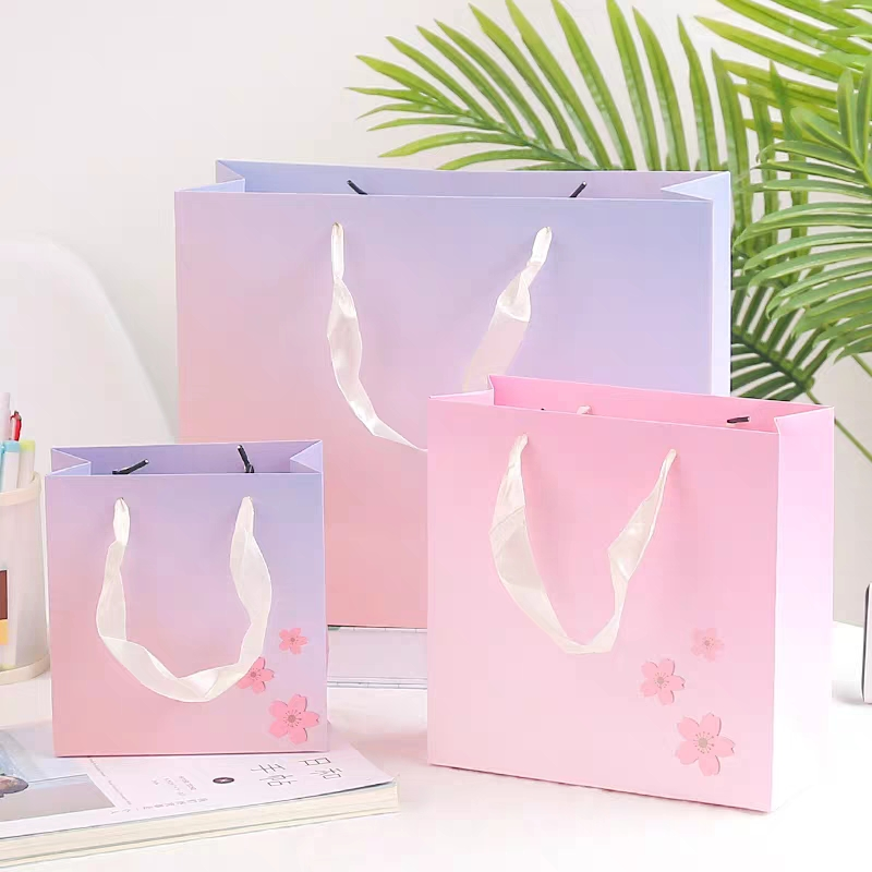 Sacchetto di carta regalo con manico Shopping Paper Bag (2)