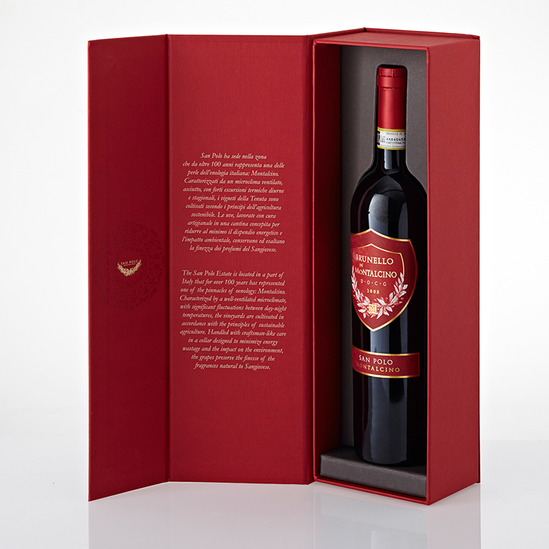 Packaging For Wine Bottle Magnetic Paper Box (3)